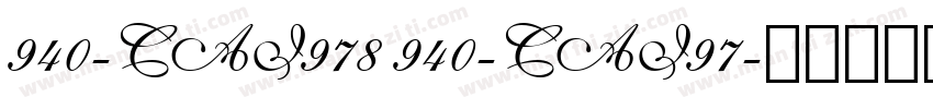 940-CAI978 940-CAI97字体转换